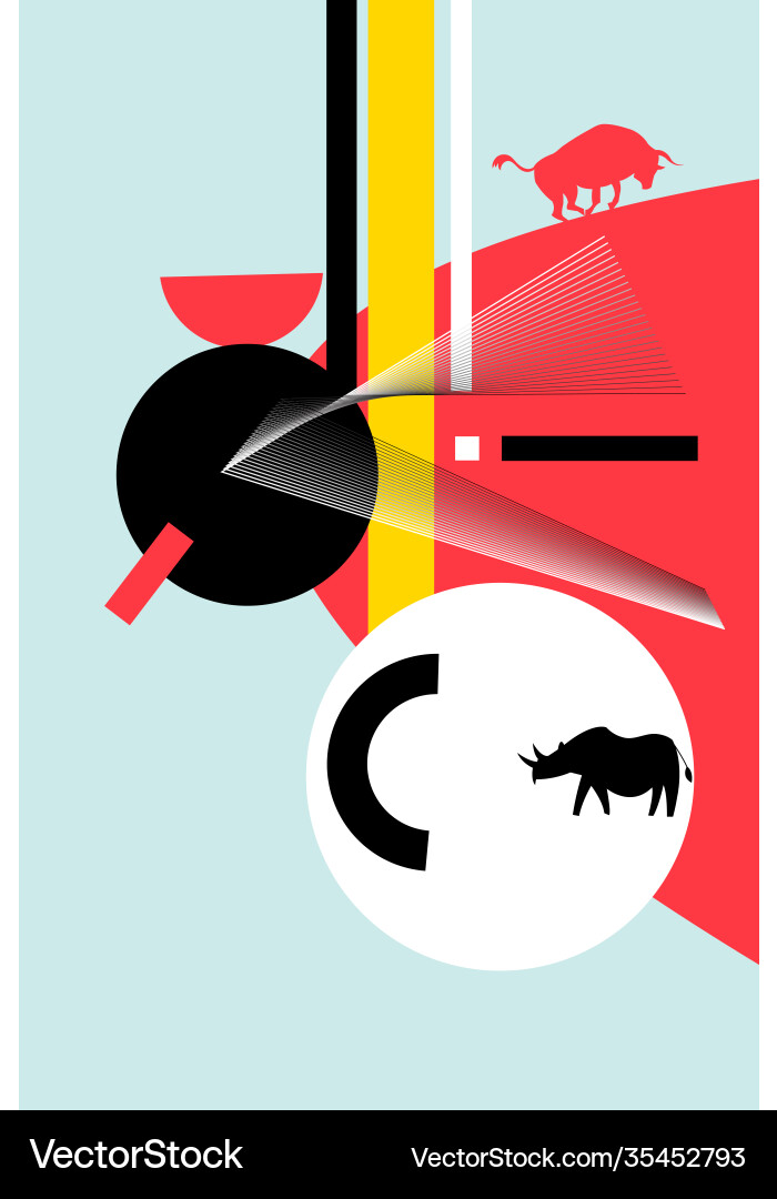 Abstract background with different geometric Abstract background with different geometric vector image