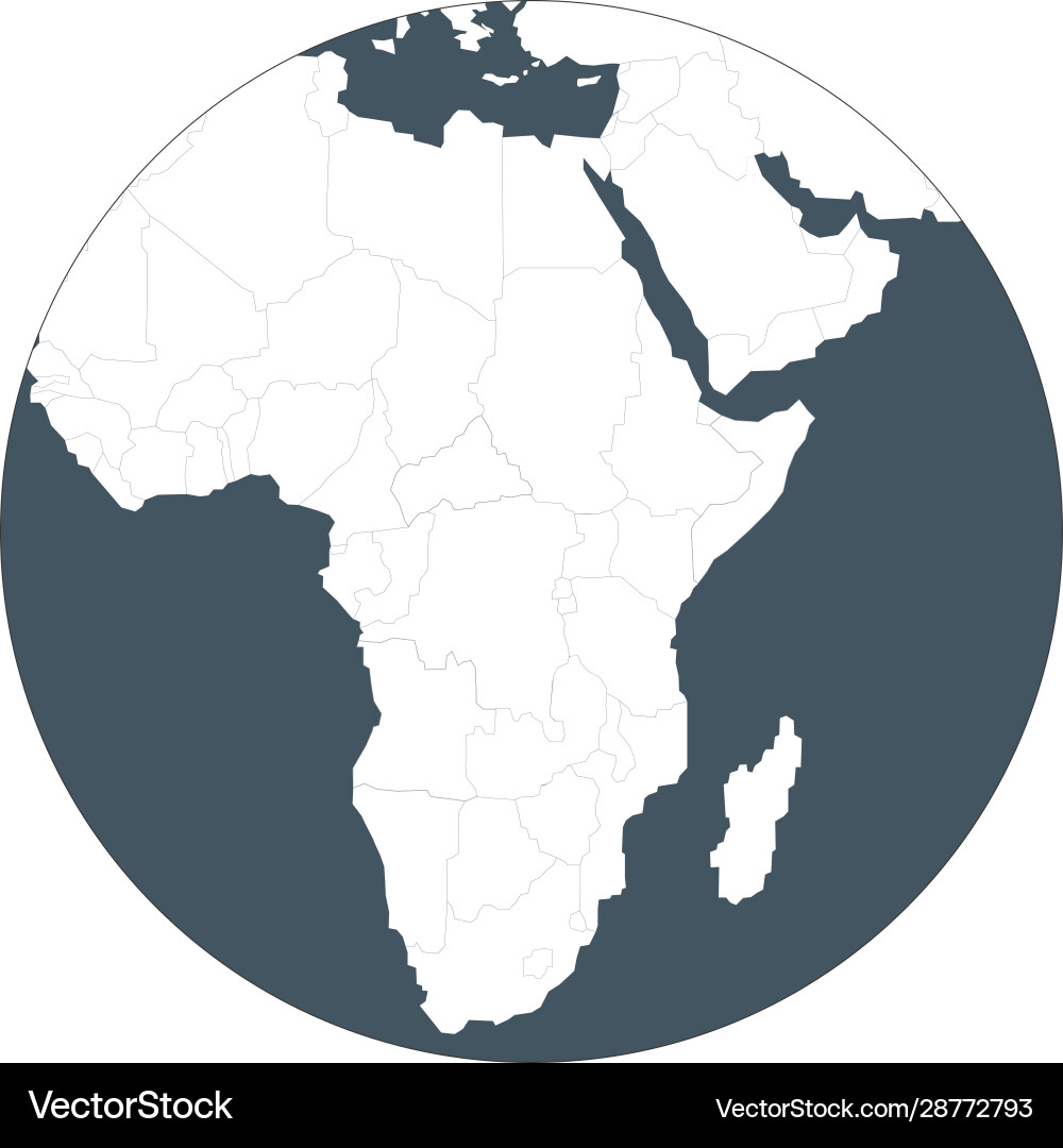 Earth planet globe web and mobile icon in flat Vector Image