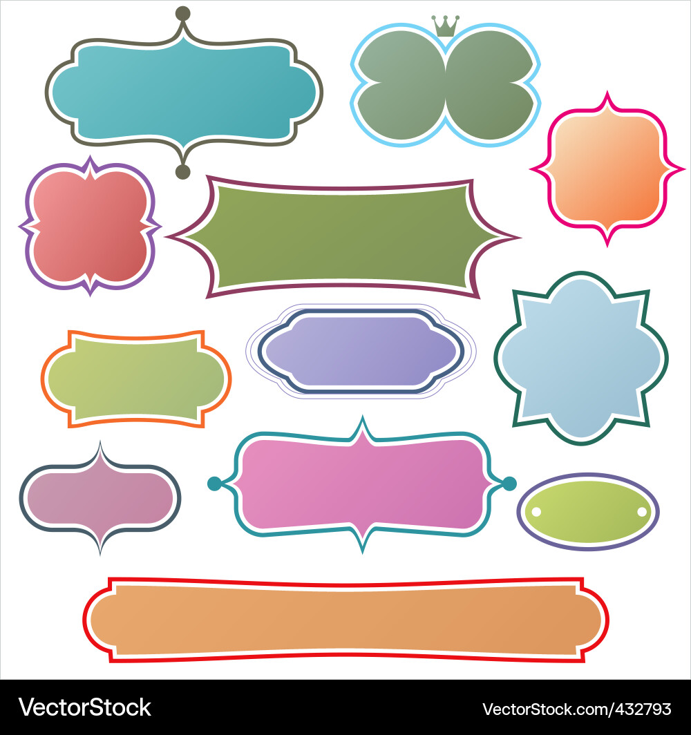 Frames Vector Image
