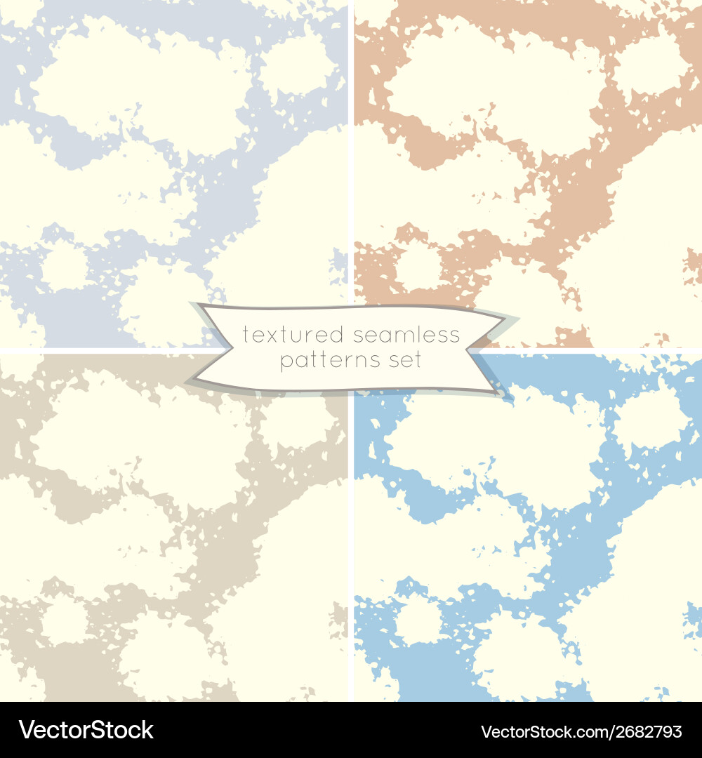 Seamless pattern with abstract grunge texture vector image