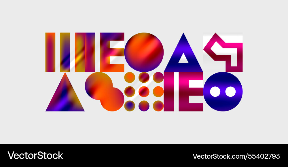Simple shapes - circles triangles rectangles Simple shapes - circles triangles rectangles Vector Image