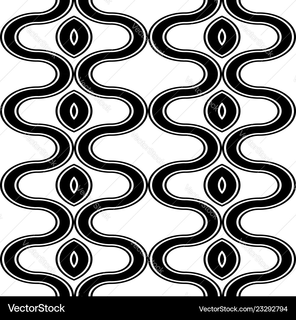 Design seamless monochrome zigzag pattern Design seamless monochrome zigzag pattern vector image