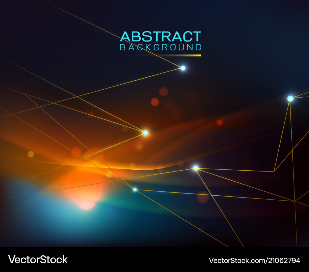 Dynamic Light Mesh Background vector image