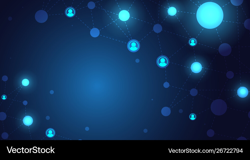 Network connection abstract background Network connection abstract background Vector Image