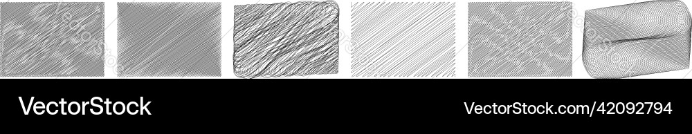 Set of scribble sketch doodle rectangle textures Set of scribble sketch doodle rectangle textures Vector Image