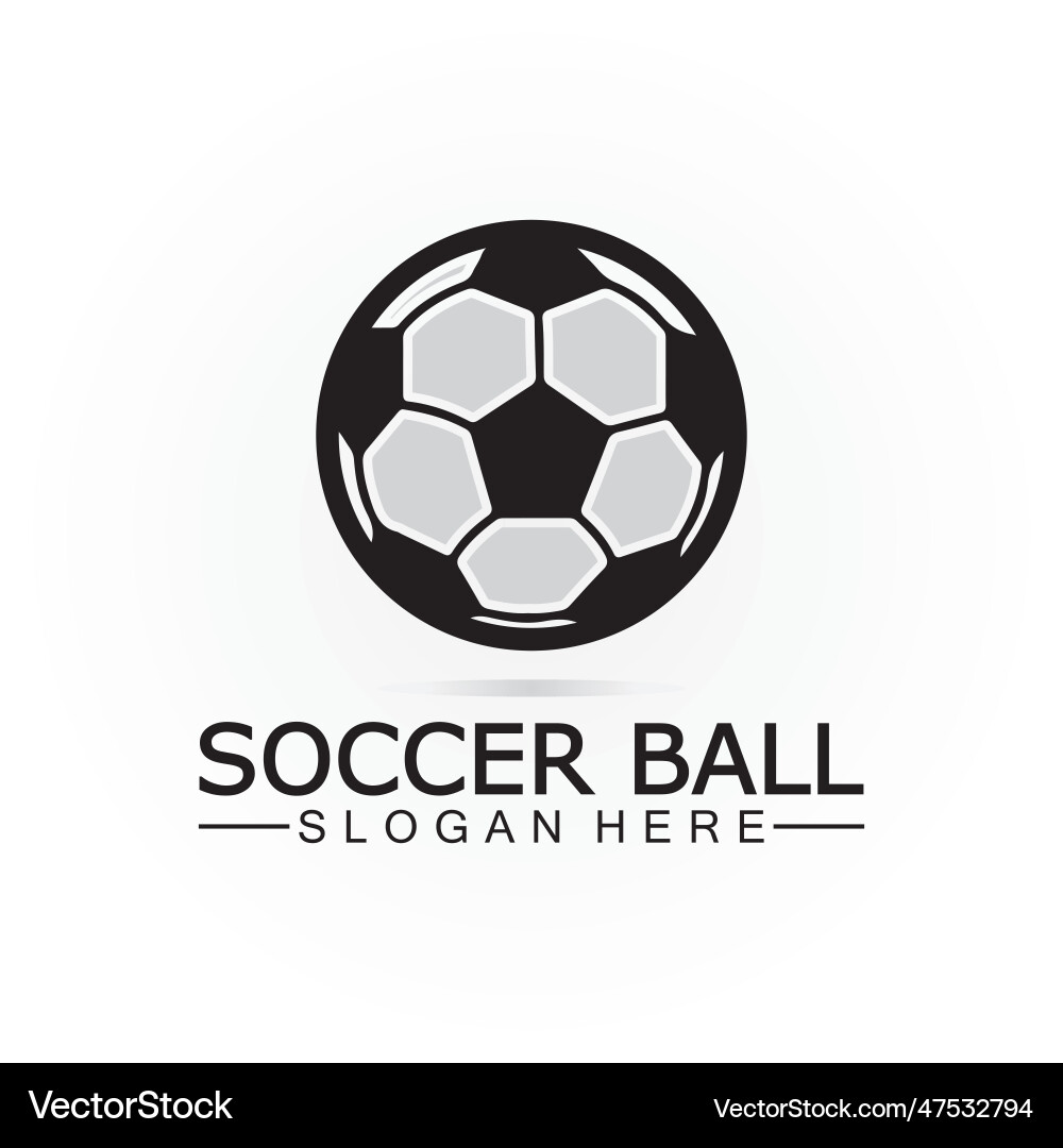 Soccer Ball Logo Design Symbol Vorlage Soccer Ball Logo Design Symbol Vorlage vektorbild