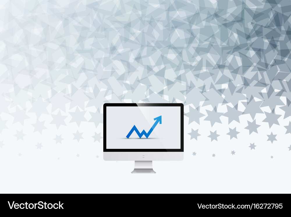 Abstract design elements with stars for fun vector image