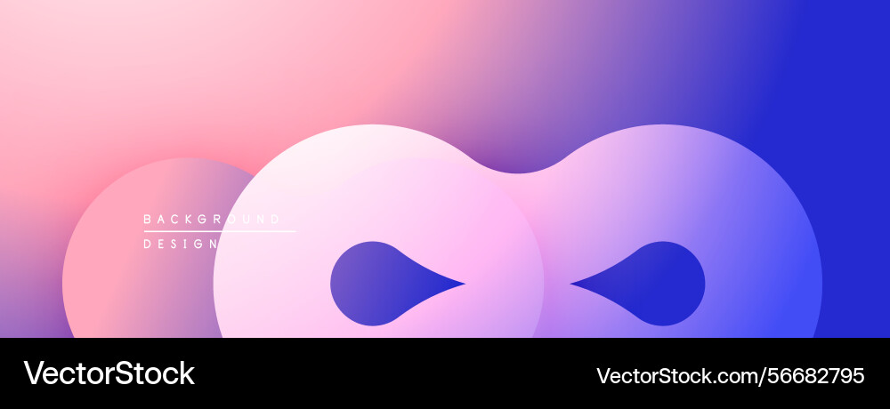 Abstract gradient background features flowing Abstract gradient background features flowing vector image
