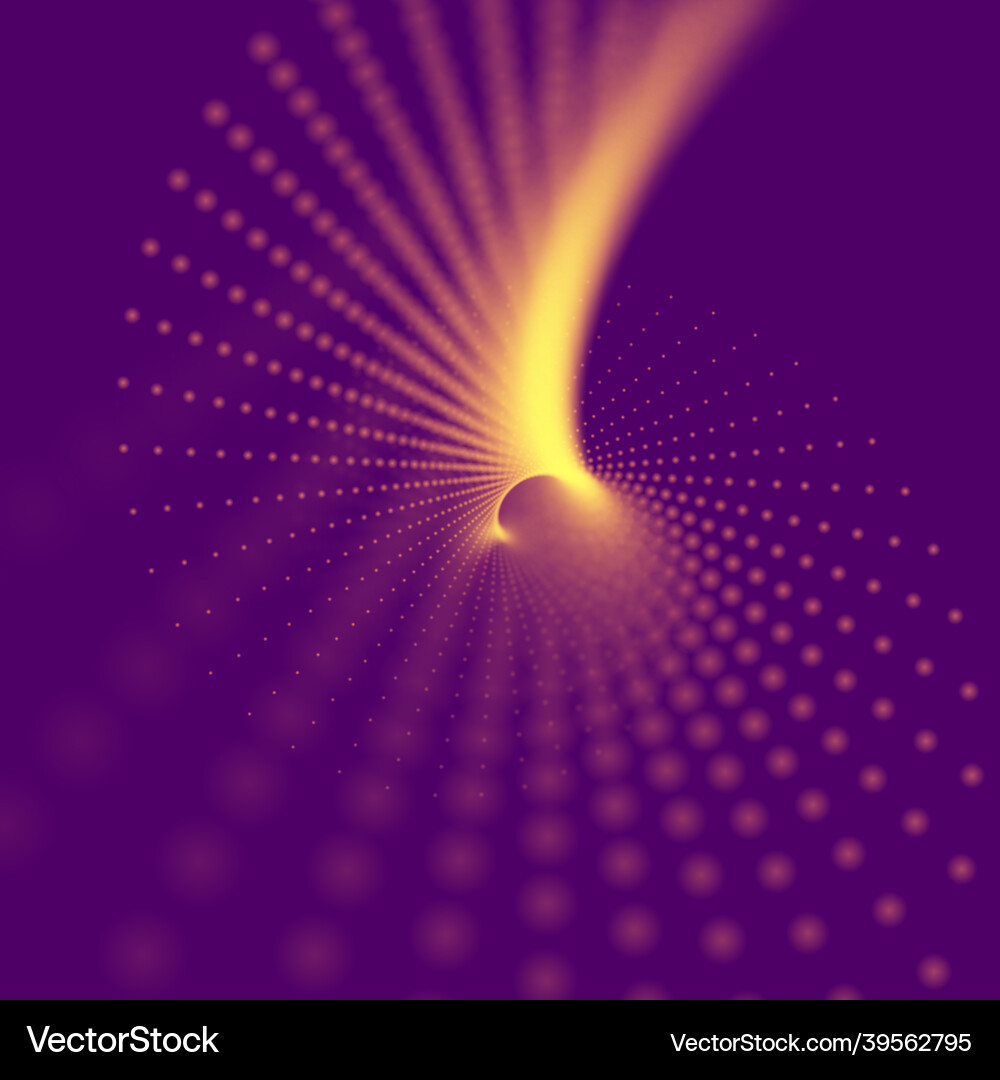 Abstract Particle Flow vector image