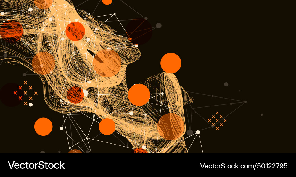 Abstract wave lines design element for technology Abstract wave lines design element for technology vector image