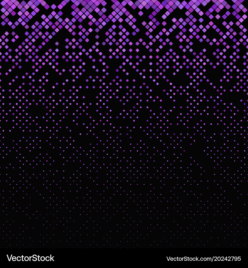 Color rounded square pattern background vector image