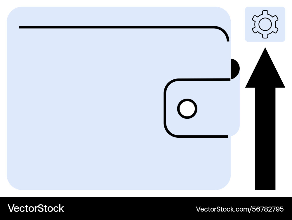 Digital wallet integration and setup indicated Digital wallet integration and setup indicated vector image