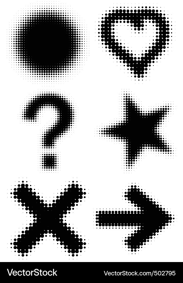 Halftone Pattern vector image