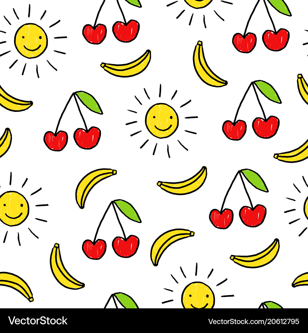 Kids pattern Royalty Free Vector Image - VectorStock