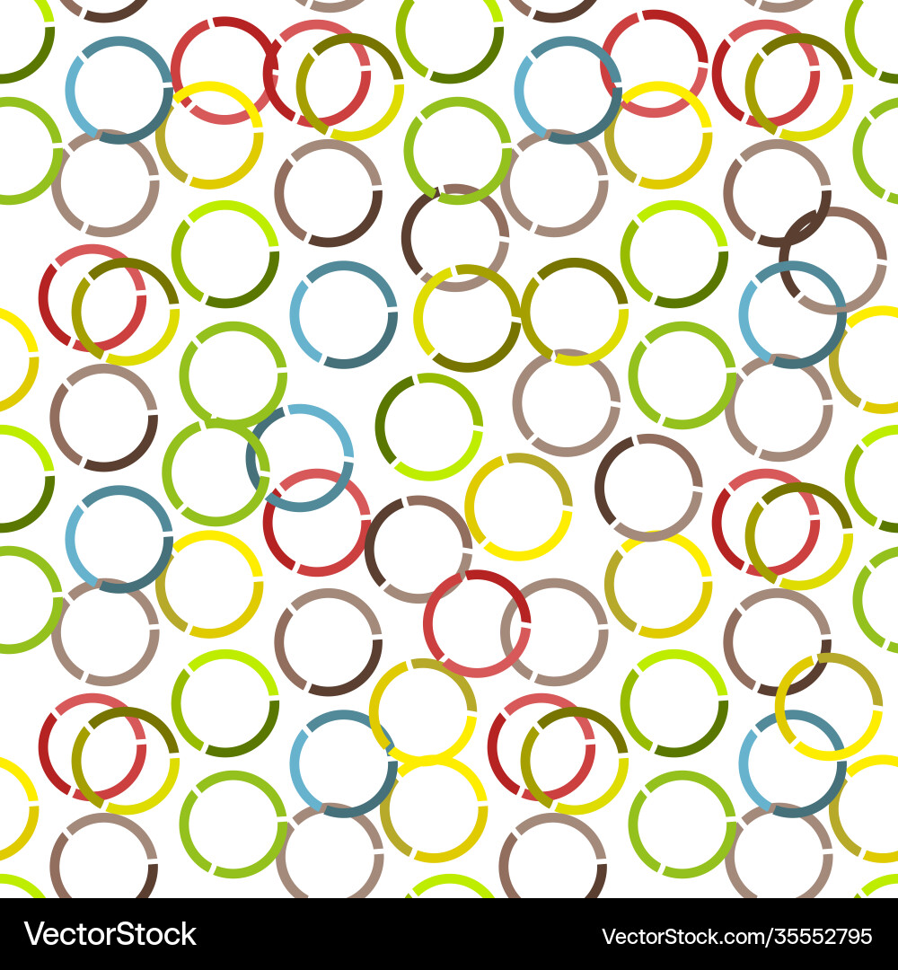 Seamless texture with random colorful circles Seamless texture with random colorful circles vector image