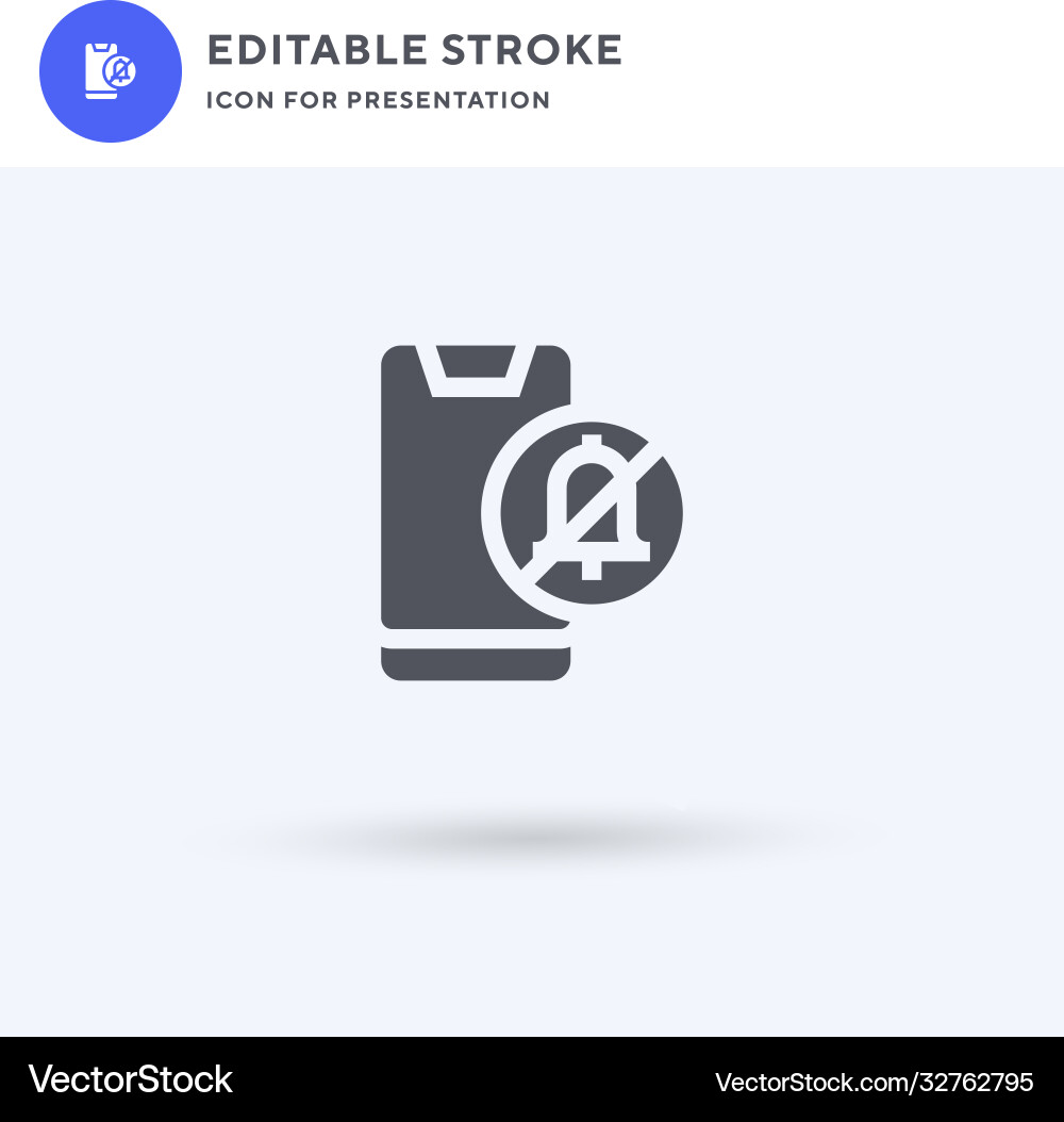 Smartphone icon filled flat sign solid Smartphone icon filled flat sign solid Vector Image