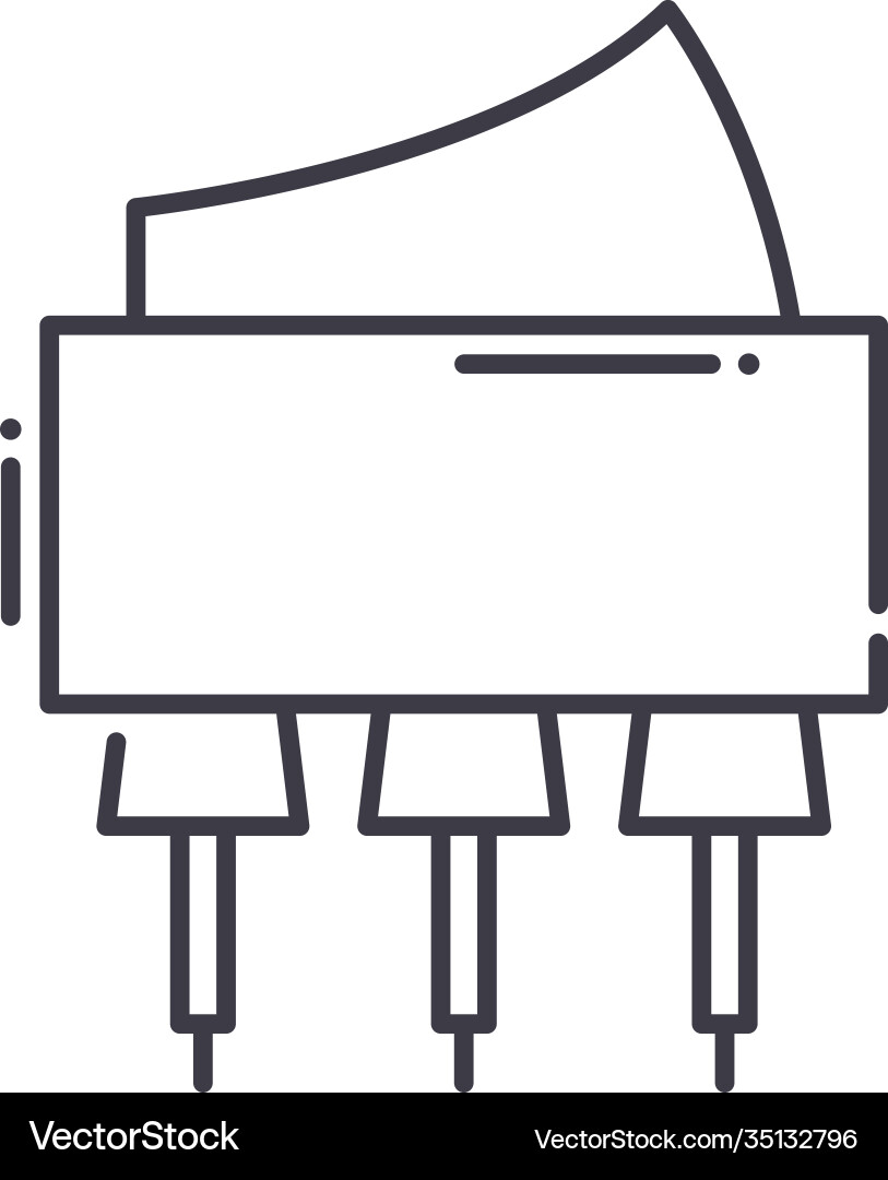 Mini switch icon linear isolated Mini switch icon linear isolated vector image