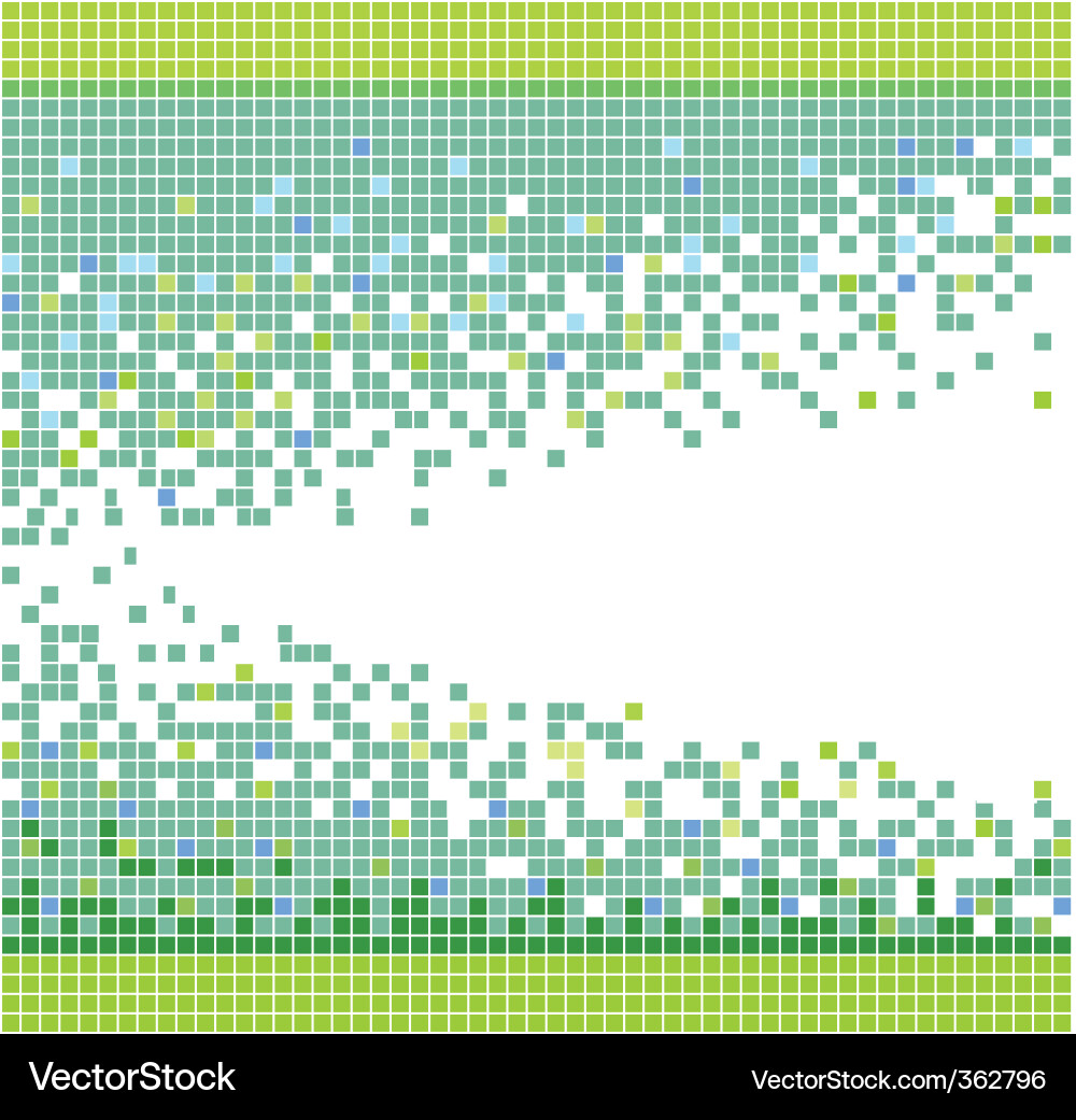 Mosaic pattern vector image