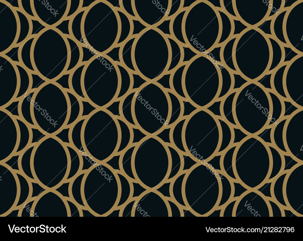 Seamless pattern with line ornament abstract vector image
