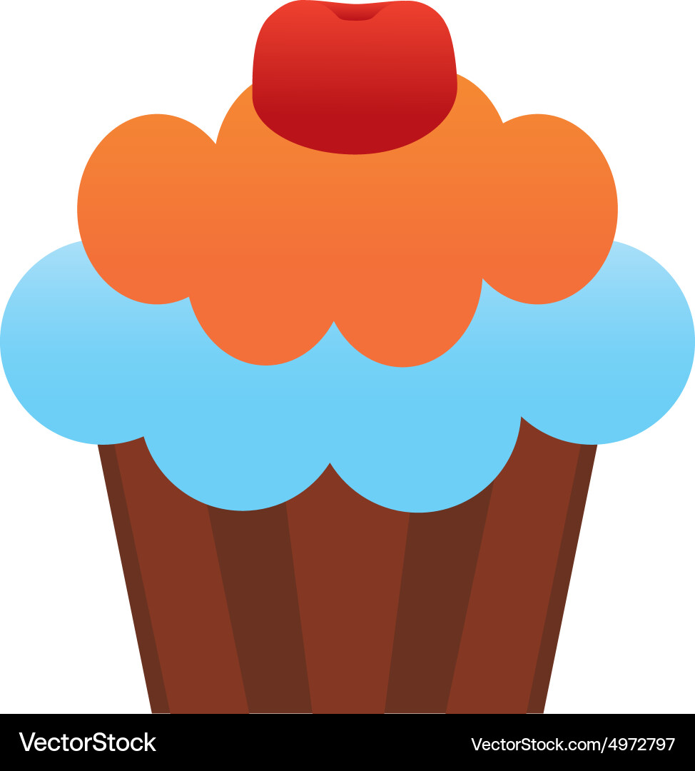 Abstract bakery object on a white background Vector Image