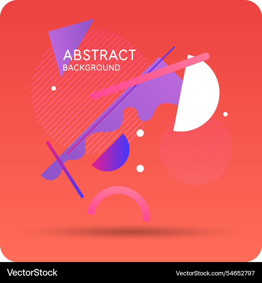 Background with abstract shapes a template Background with abstract shapes a template vector image