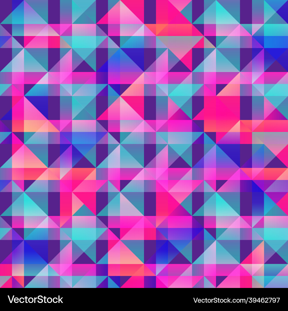 Geometric Triangle Pattern Vector Image
