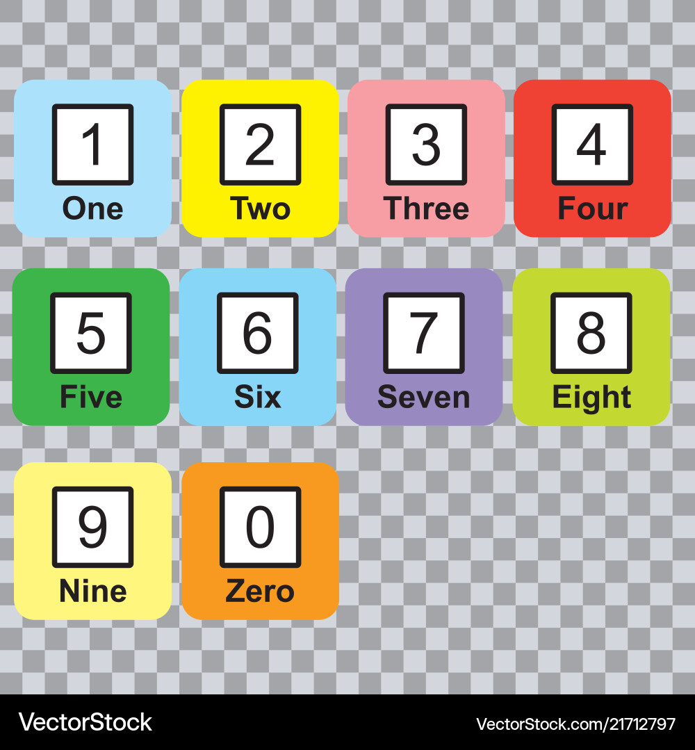Learn numbers and counting for toddlers Learn numbers and counting for toddlers vector image