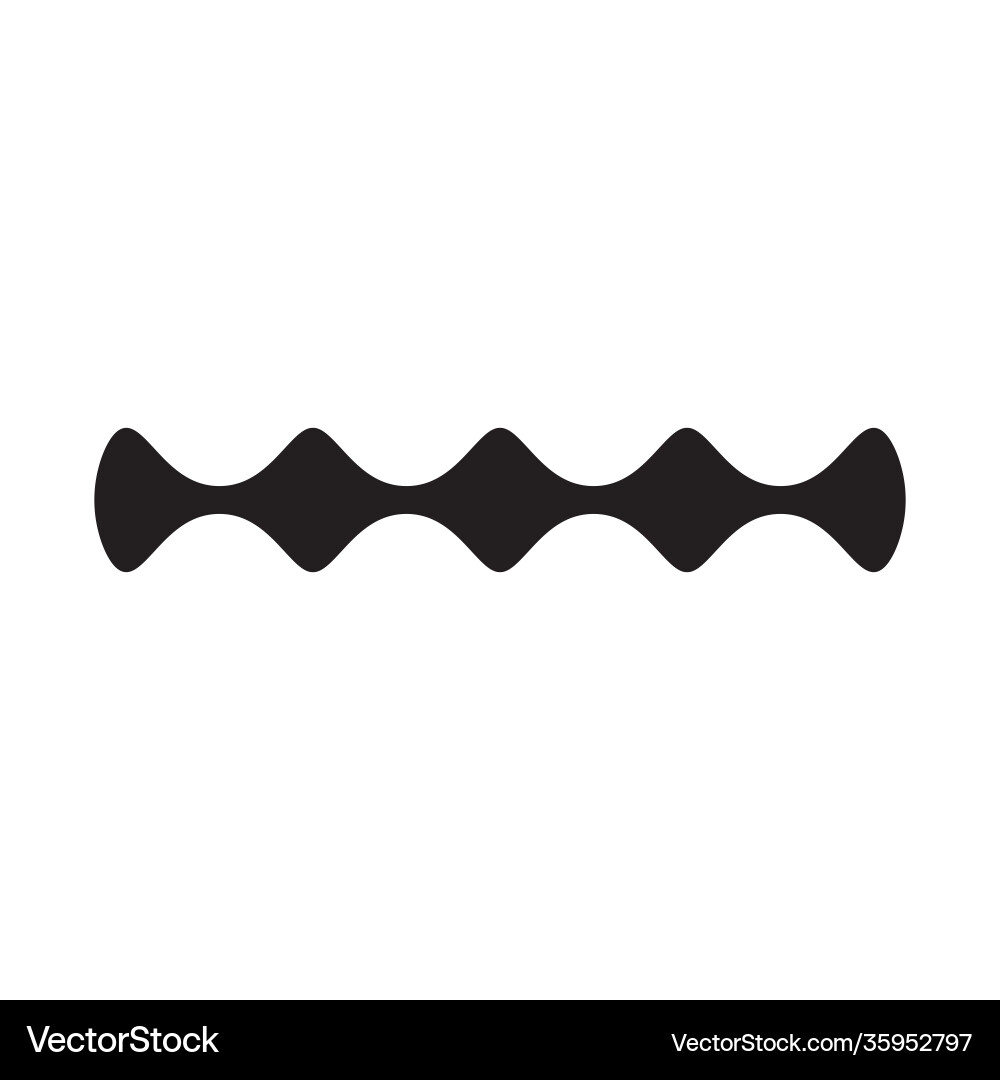 Minimal abstract shape isolated geometric object vector image