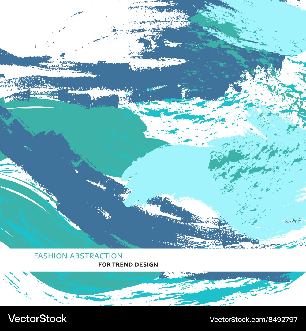 Texture painted by hand abstraction for design Vector Image