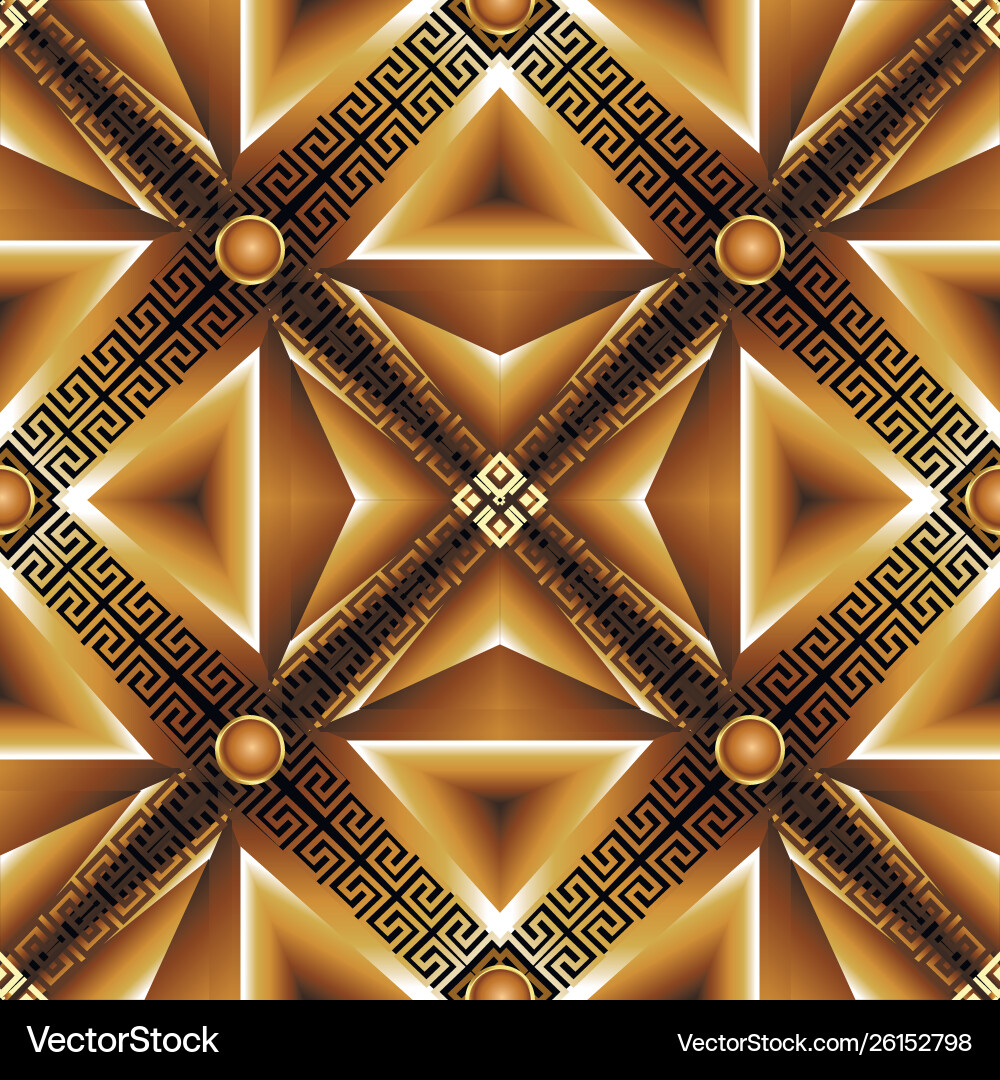 Abstract geometric 3d triangles seamless pattern Abstract geometric 3d triangles seamless pattern vector image