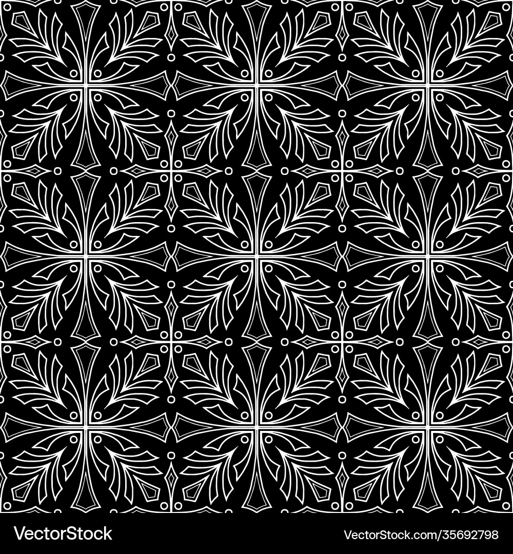 Abstract patterns cross doodles vector image