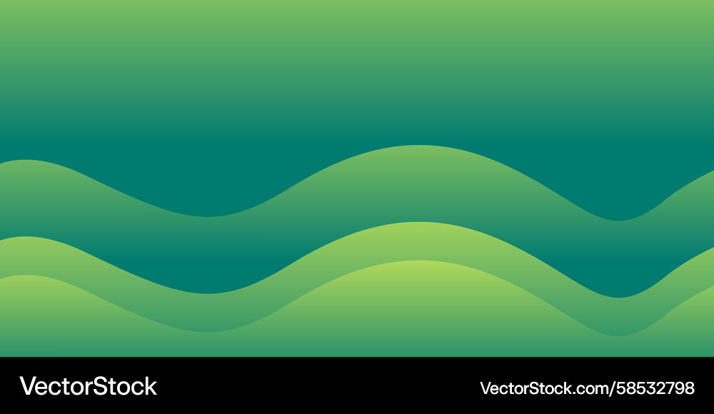 Gradient Green Abstract Background Vector Image