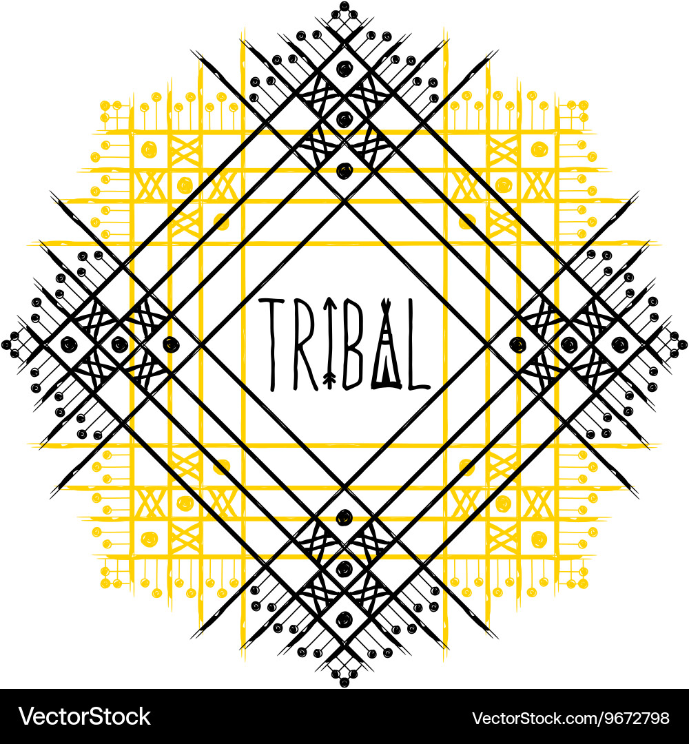 Hand drawn pattern Vector Image