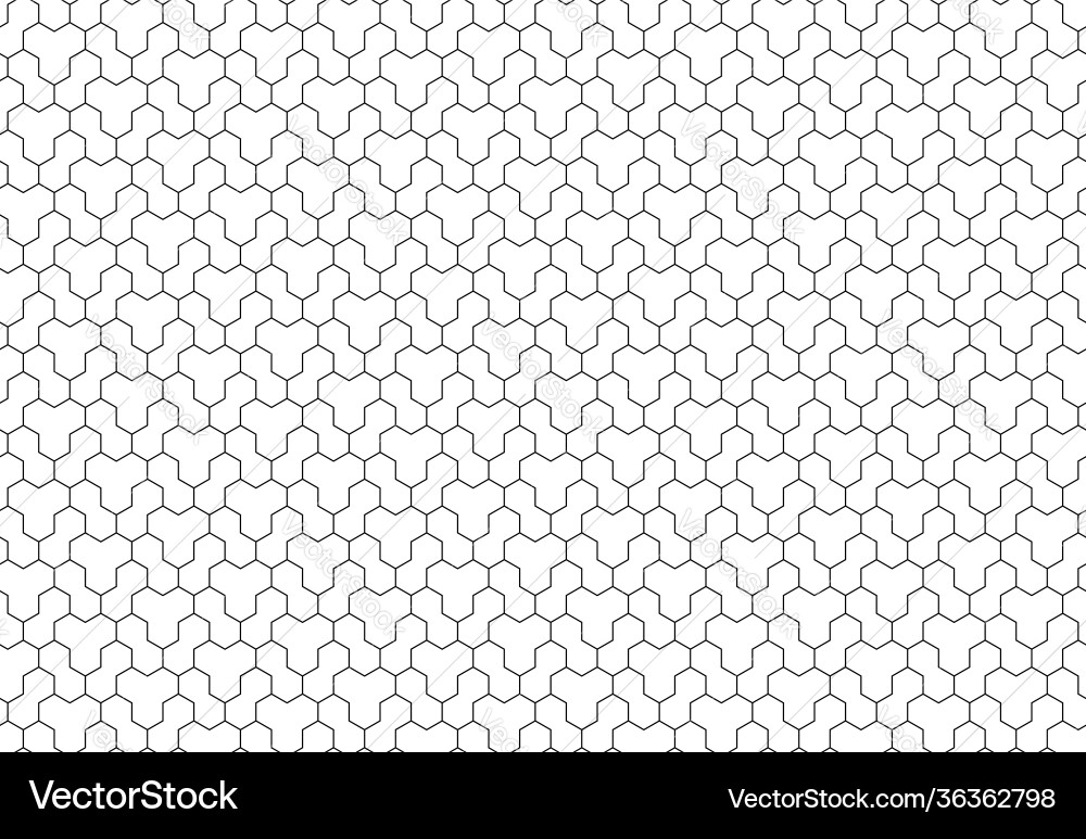 Seamless hexagonal pattern Seamless hexagonal pattern vector image