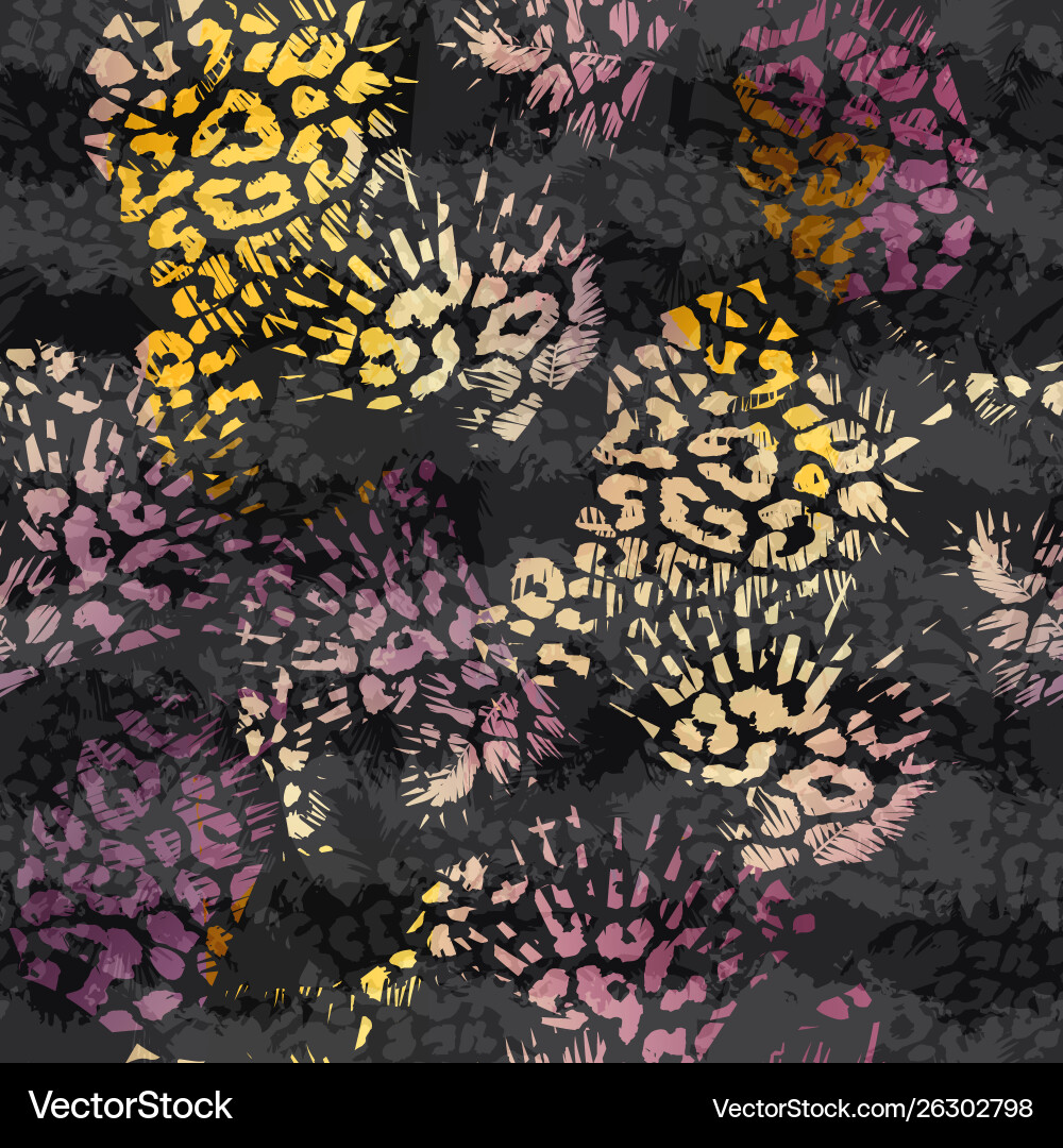 Trendy seamless background with abstract patterns Trendy seamless background with abstract patterns vector image