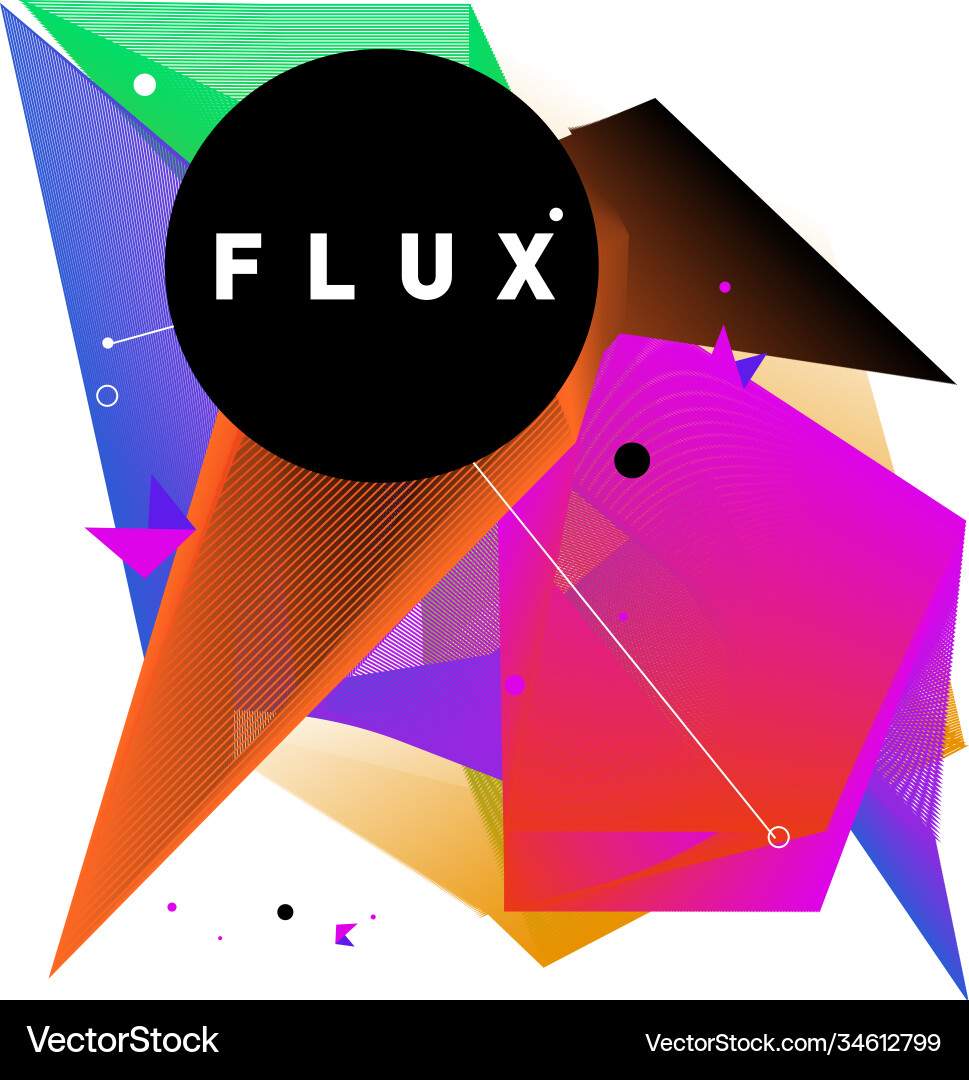 3d colorful wave background dynamic flux effect 3d colorful wave background dynamic flux effect Vector Image