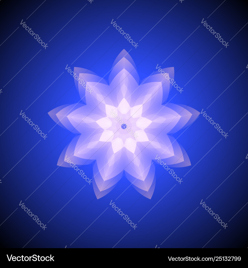 Abstract Snowflake Geometry – Royalty-Free Vector | VectorStock