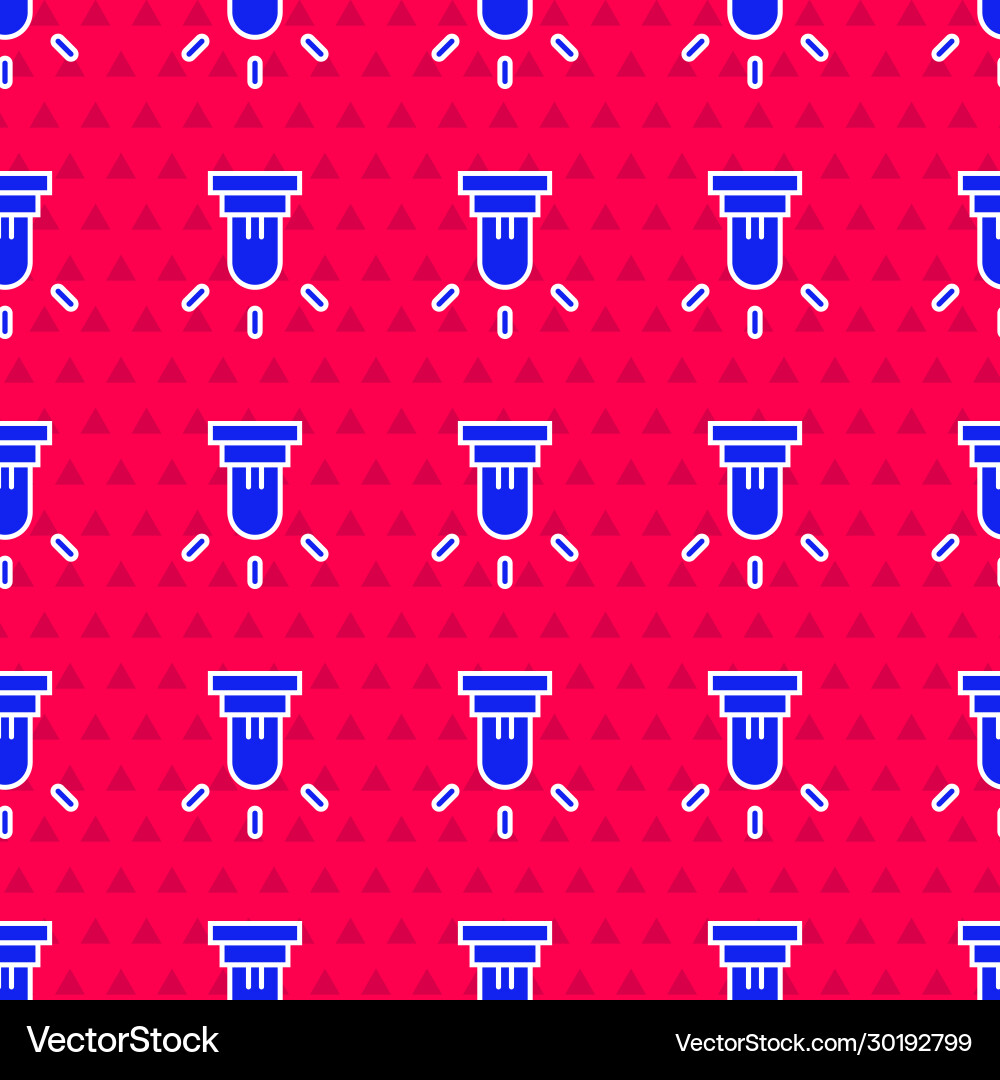 Blue motion sensor icon isolated seamless pattern Blue motion sensor icon isolated seamless pattern vector image
