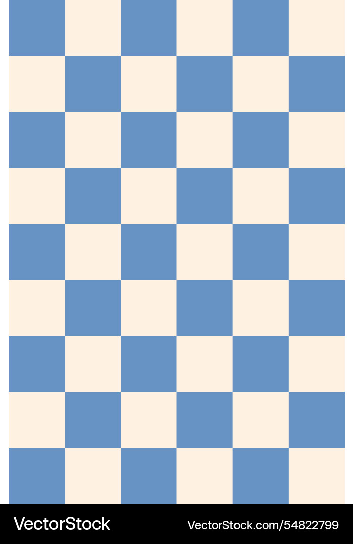 Checkered gingham pattern groovy background vector image