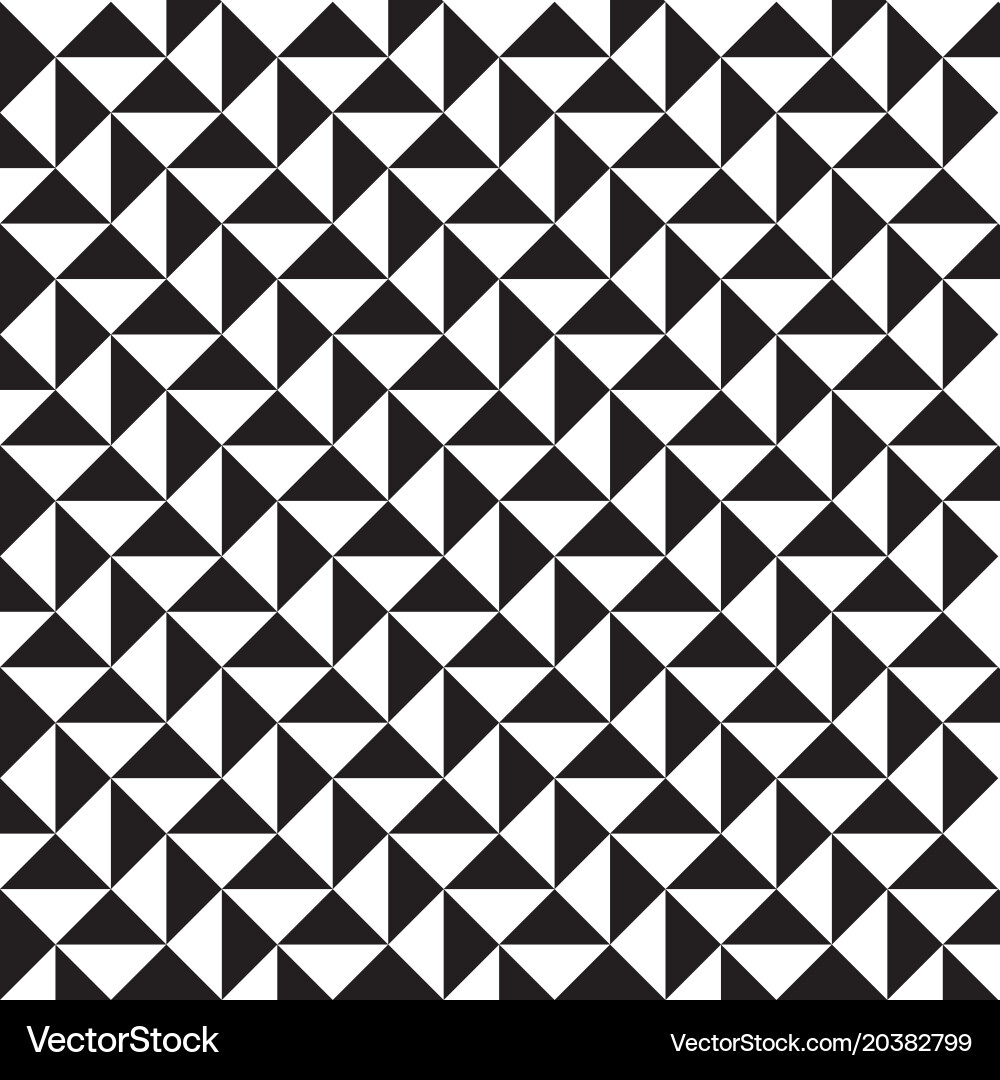 Geometric Triangle Square Pattern vector image
