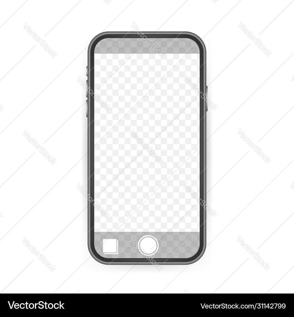 Monopod selfie stick with empty smartphone screen Monopod selfie stick with empty smartphone screen vector image