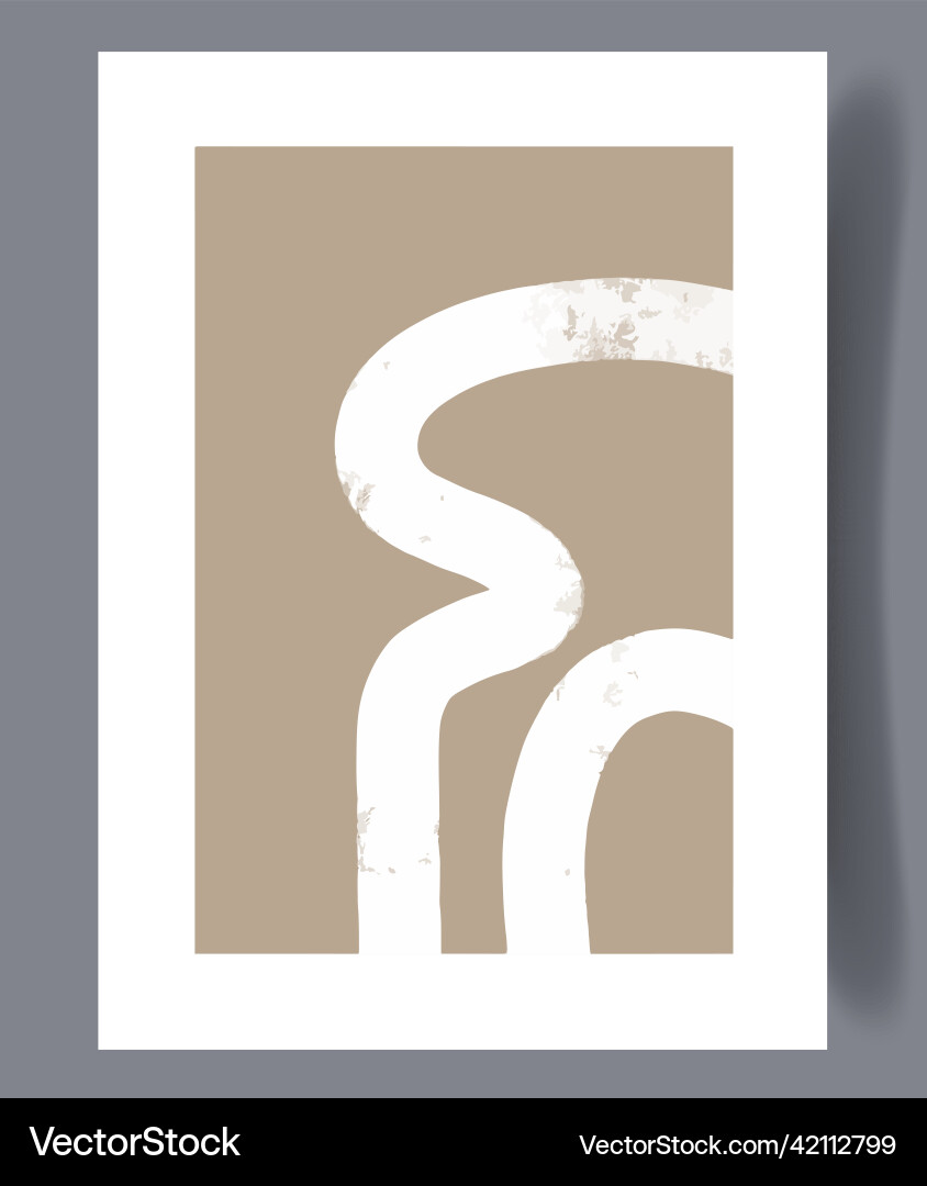 Scandinavian abstract print Scandinavian abstract print vector image