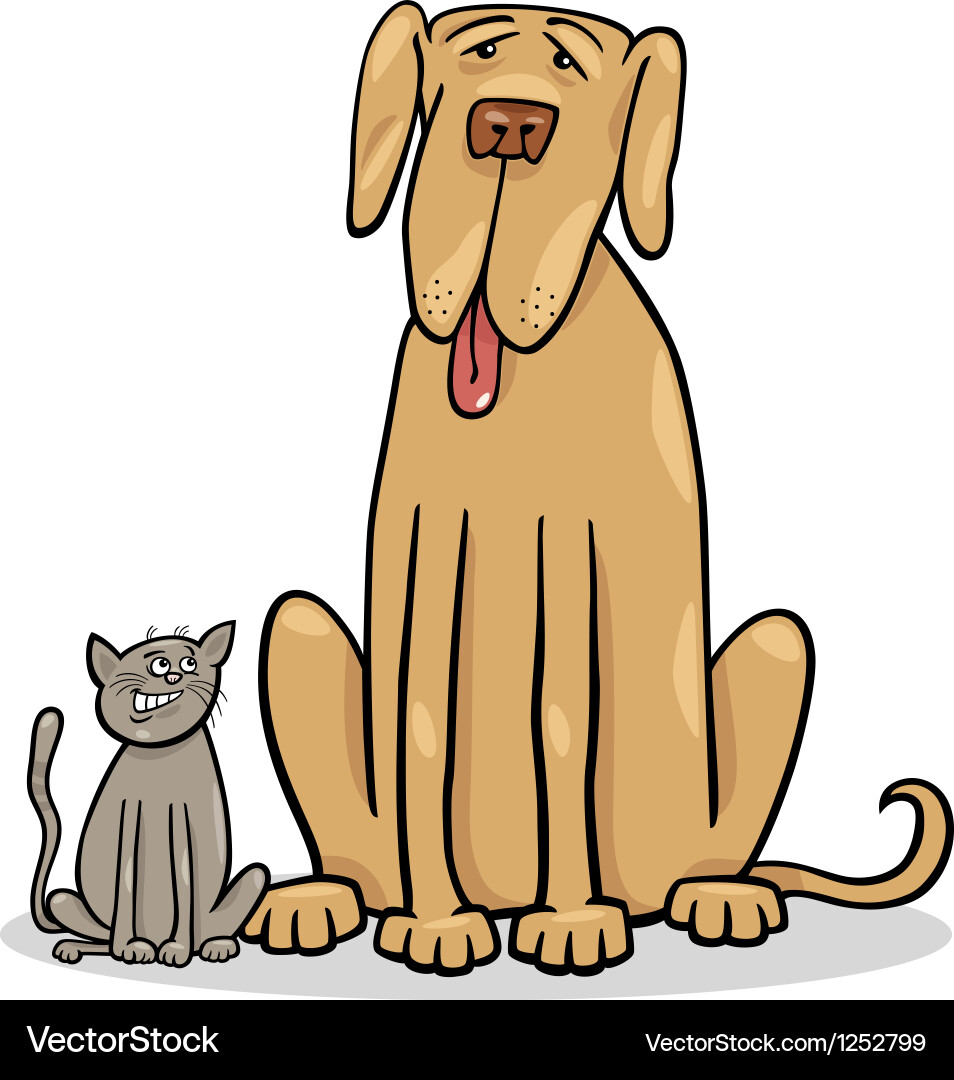 Big small the cat is. Big small dog картинка. big small illustration. шарж с собакой. big dog cartoon.
