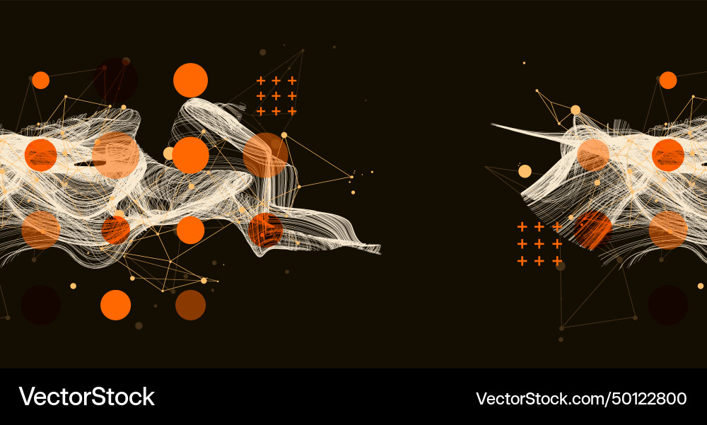 Abstract wave lines design element for technology Abstract wave lines design element for technology vector image