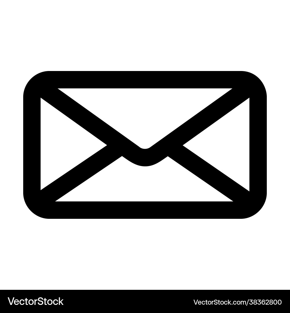 Email icon in line style for any projects 1 Email icon in line style for any projects 1 vector image