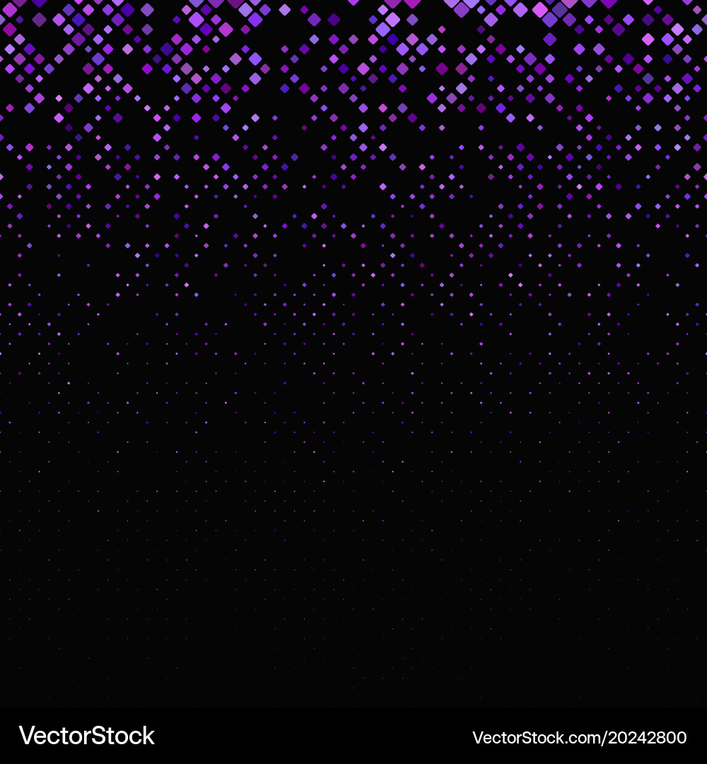 Geometric diagonal square pattern background vector image
