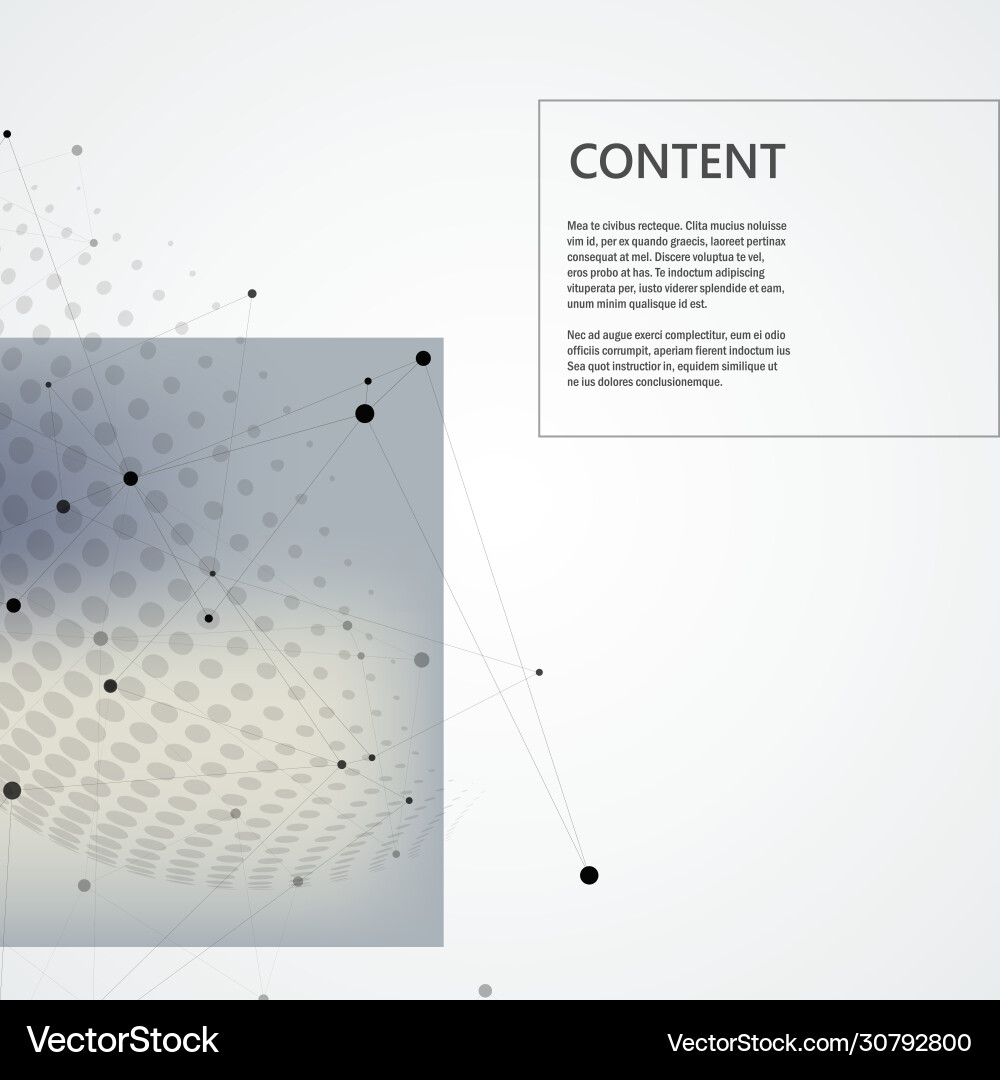 Molecular structure with connected points Molecular structure with connected points vector image