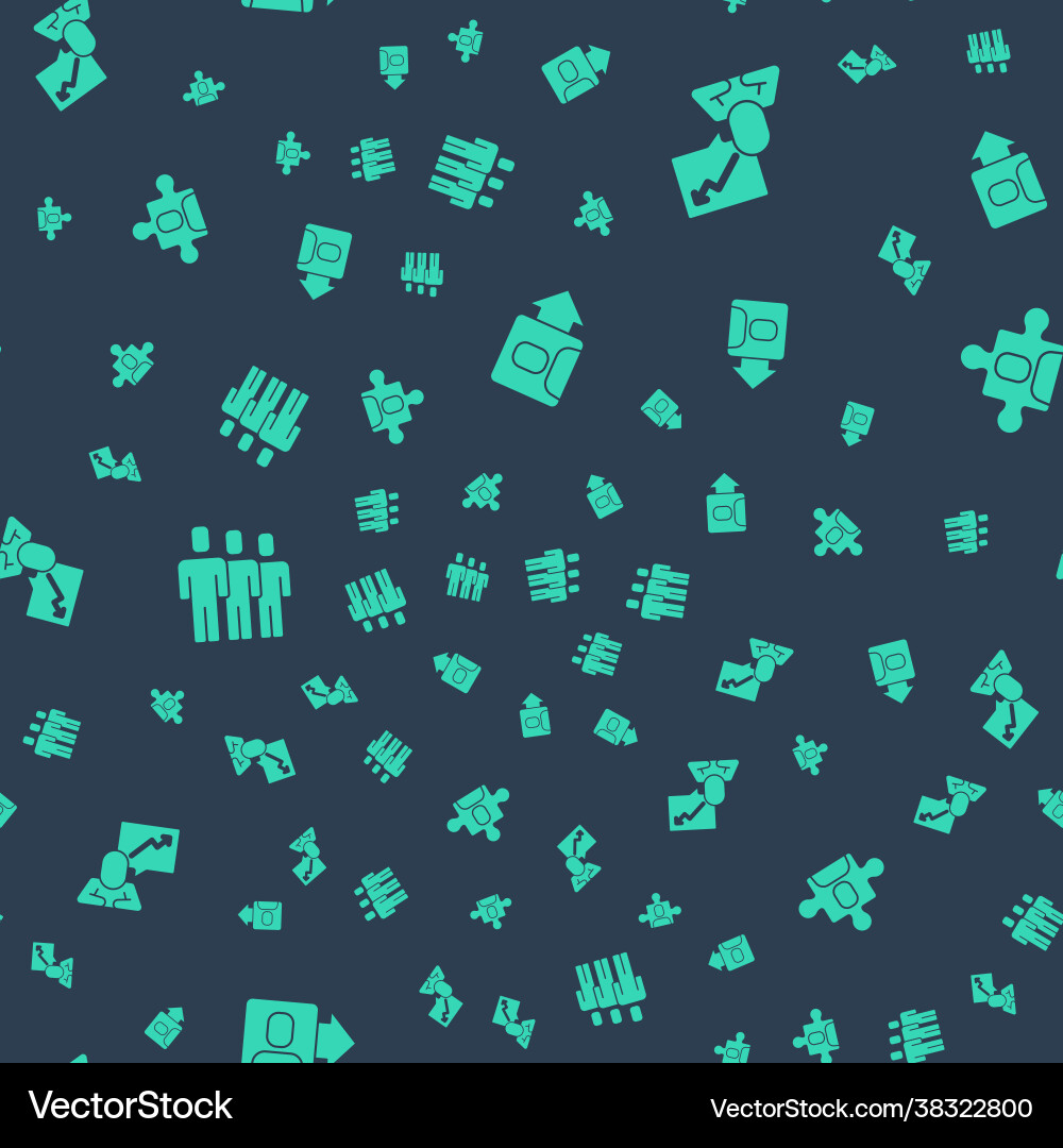 Set team leader users group and project Set team leader users group and project vector image