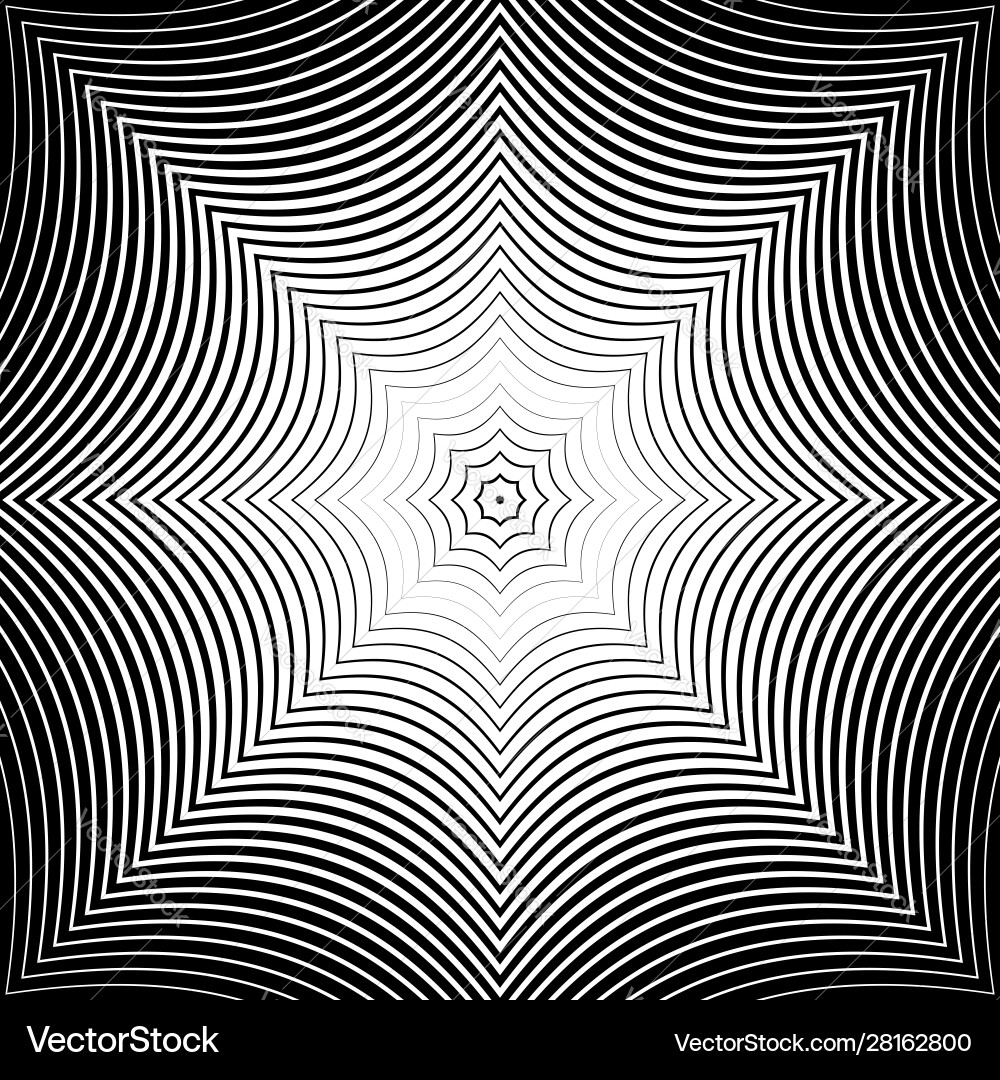 Stripped Octagonal Pattern vector image