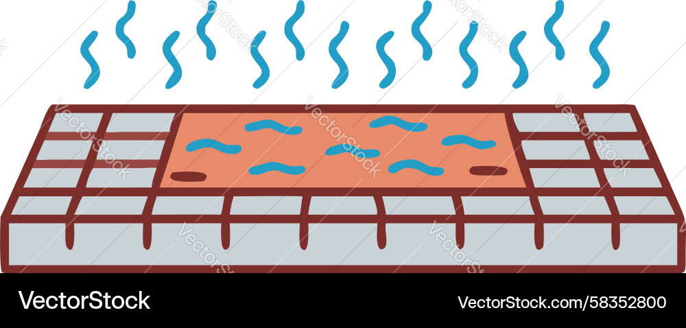 Temperature Grid Pattern Vector Image